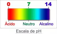 Scale of pH values